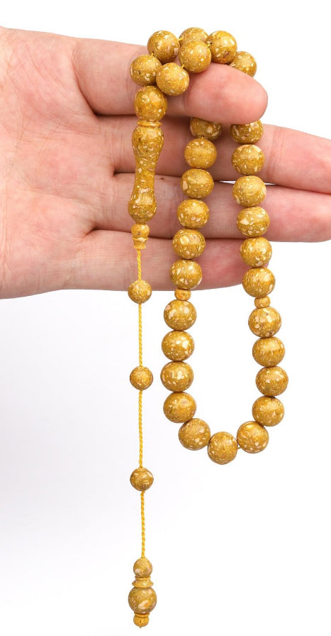 Ginger Rosary (Scented) 9 x 10 mm Sphere Cut